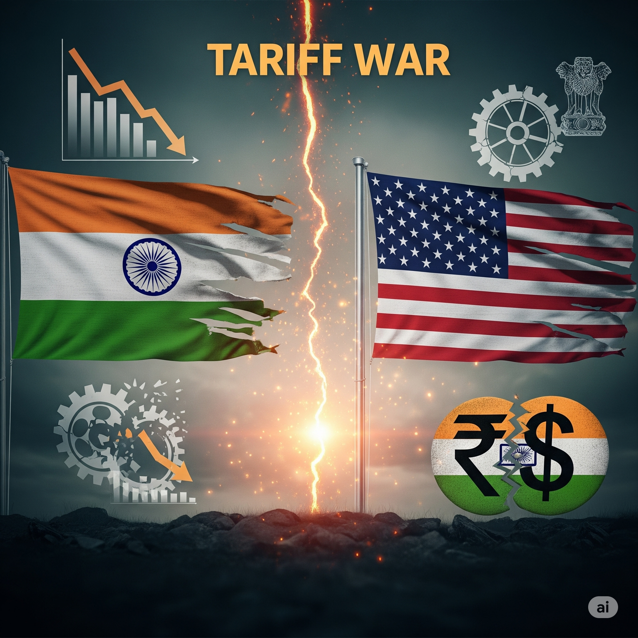 India USA Tarrif War